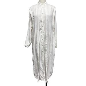 Vintage Secrets Womens Size 10 Cottagecore Button Up Vest Shirt Dress